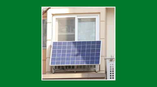 Placa solar en el balcón de casa: ¿qué necesito?