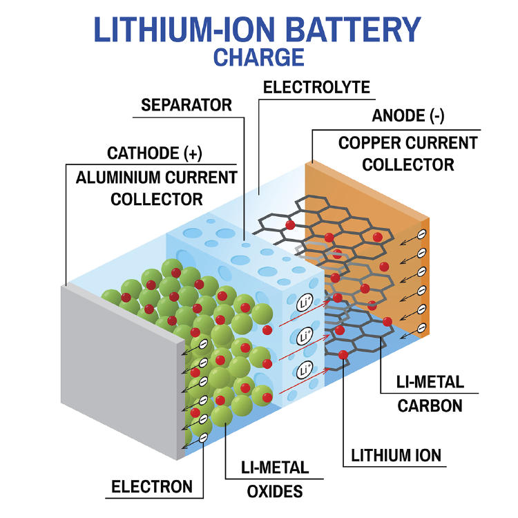 batería ion litio