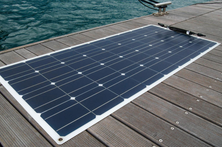 Panel solar flexible